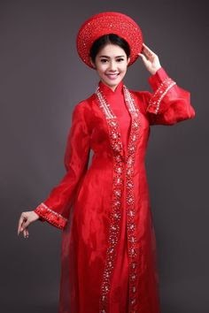 Aodai with transparent coat - Pinterest