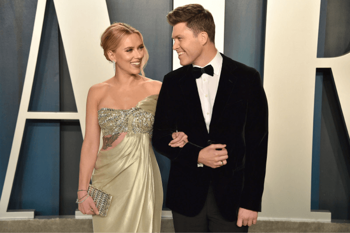 Scarlett Johansson và Colin Jost hạnh phúc bên nửa kia của mình - Pinterest